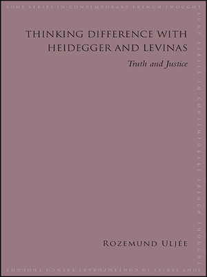 cover image of Thinking Difference with Heidegger and Levinas